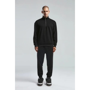 Benmanaj Erkek Antrasit Sweatshirt - SİYAH