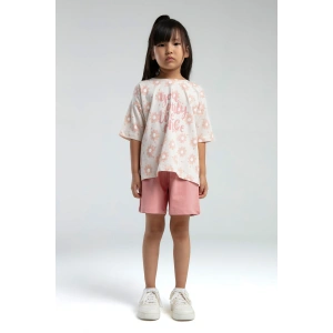 KIZ ÇOCUK ŞORT TAKIM - Açık BEJ