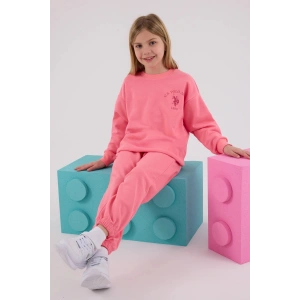 KIZ ÇOCUK İKİLİ TAKIM - NEON PEMBE