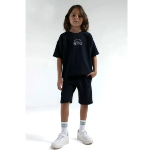 ERKEK ÇOCUK BERMUDA TAKIM - LACİVERT