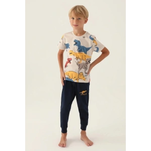 ERKEK ÇOCUK İKİLİ TAKIM - BEJ İNDİGO