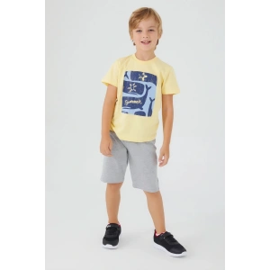 ERKEK ÇOCUK BERMUDA TAKIM - PUDİNG