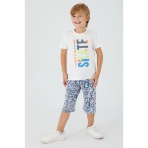 ERKEK ÇOCUK KAPRİ TAKIM - BEYAZ