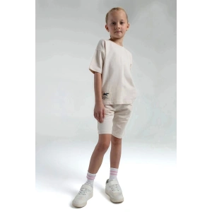 ANNE KIZ BERMUDA TAKIM - AÇIK BEJ