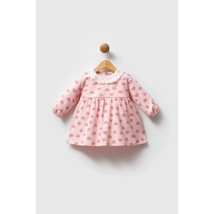 U.S.POLO ASSN KIZ BEBEK ELBİSE - AÇIK PEMBE