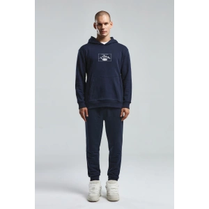 Benmanaj Erkek Beyaz Sweatshirt - LACİVERT