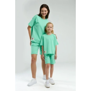 ANNE KIZ BERMUDA TAKIM - BAMBU