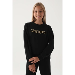KAPPA KIZ ÇOCUK SWEATSHIRT - SİYAH