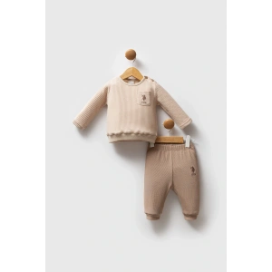 U.S.POLO ERKEK BEBEK 2Lİ TAKIM - BEJ