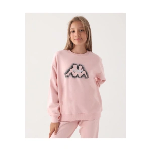 KAPPA KIZ ÇOCUK SWEATSHIRT - PUDRA