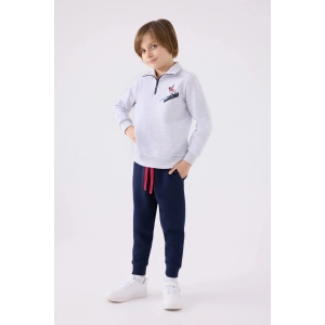 ERKEK ÇOCUK EŞOFMAN TAKIM - KAR MELANJ