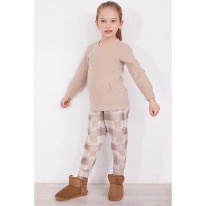 ARNETTA ANNE KIZ  İKİLİ TAKIMI - AÇIK KAHVE