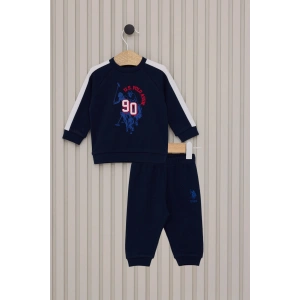 US POLO ERKEK BEBEK 2LI TAKIM - LACİVERT TURUNCU