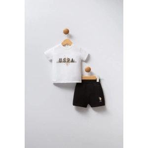 U.S POLO ASSN ERKEK BEBEK 2Lİ TAKIM - BEYAZ/MAVİ