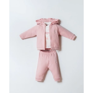 U.S POLO ASSN. KIZ BEBEK 3 LÜ TAKIM - PEMBE