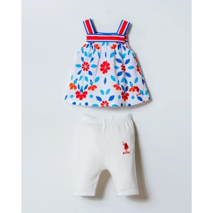 U.S POLO ASSN. KIZ BEBEK 2 Lİ TAKIM - MAVİ-TURUNCU