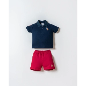 U.S.POLO ASSN. ERKEK BEBEK ŞORT T-SHIRT TAKIM - LACİVERT