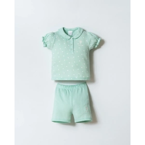 U.S POLO ASSN. KIZ BEBEK PİKE ŞORT T-SHIRT TAKIM - NİL