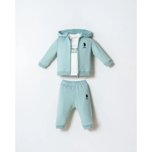 U.S.POLO ASSN. ERKEK BEBEK 3 LÜ TAKIM - SU YEŞİLİ
