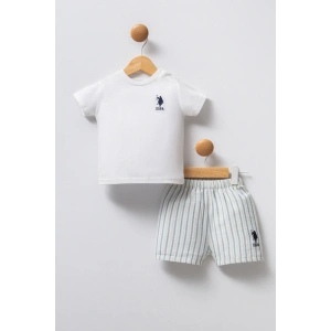 U.S POLO ASSN ERKEK BEBEK 2Lİ TAKIM - Beyaz