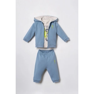 U.S.POLO ASSN. ERKEK BEBEK 3LÜ TAKIM - İNDİGO