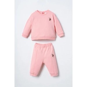 U.S.POLO ASSN. KIZ BEBEK 2Lİ TAKIM - SOMON