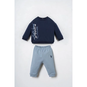 US.S.POLO ASSN. ERKEK BEBEK 2Lİ TAKIM - LACİVERT