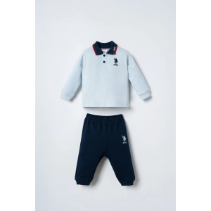 U.S.POLO ASSN. ERKEK BEBEK 2Lİ TAKIM - MAVİ