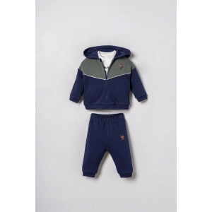 U.S.POLO ASSN. ERKEK BEBEK 3LÜ TAKIM - LACİVERT