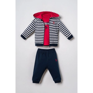 U.S.POLO ASSN. ERKEK BEBEK 3LÜ TAKIM - LACİVERT