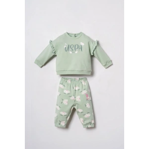 U.S.POLO ASSN. KIZ BEBEK 2Lİ TAKIM - Yeşil