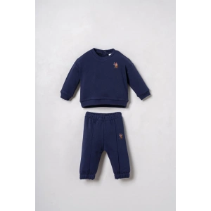 US.S.POLO ASSN. ERKEK BEBEK 2Lİ TAKIM - LACİVERT