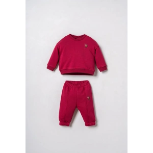 US.S.POLO ASSN. ERKEK BEBEK 2Lİ TAKIM - BORDO