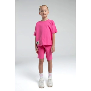 ANNE KIZ BERMUDA TAKIM - AÇIK FUŞYA