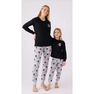 ANNE KIZ İKİLİ TAKIM - SİYAH