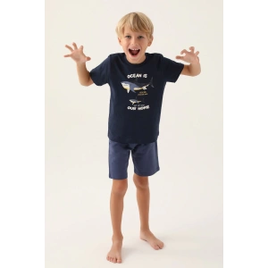 ARNETTA BABA OĞUL BERMUDA TAKIM - LACİVERT