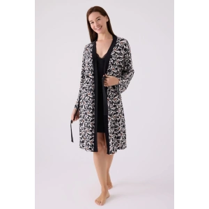 ARNETTA KADIN SİYAH SABAHLIK - SİYAH