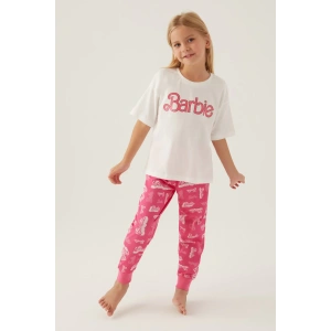 BARBIE KIZ ÇOCUK İKİLİ TAKIM - KREM