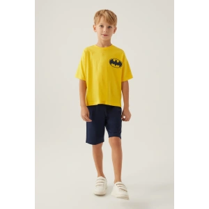 BATMAN ERKEK ÇOCUK BERMUDA TAKIM - Sarı