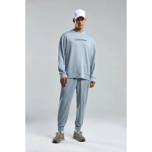 Benmanaj Erkek Haki Sweatshirt - MAVİ