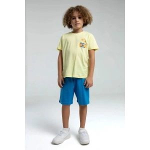 ERKEK ÇOCUK BERMUDA TAKIM - AÇIK SARI