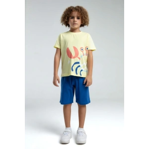 ERKEK ÇOCUK BERMUDA TAKIM - AÇIK SARI