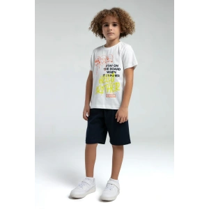 ERKEK ÇOCUK BERMUDA TAKIM - Beyaz