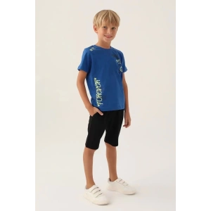 ERKEK ÇOCUK BERMUDA TAKIM - COBALT