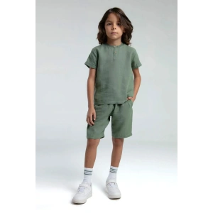 ERKEK ÇOCUK BERMUDA TAKIM - HAKİ