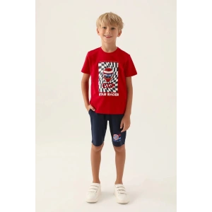 ERKEK ÇOCUK BERMUDA TAKIM - KIRMIZI