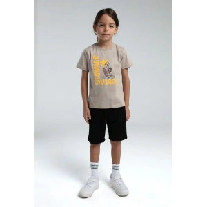 ERKEK ÇOCUK BERMUDA TAKIM - KUM