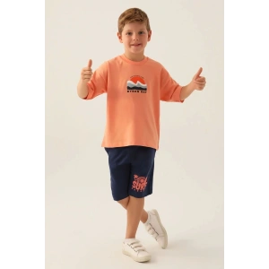 ERKEK ÇOCUK BERMUDA TAKIM - ŞEFTALİ