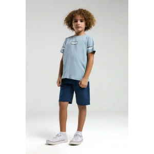 ERKEK ÇOCUK BERMUDA TAKIM - SOFT YEŞİL