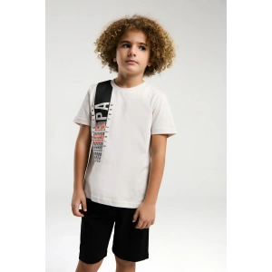 ERKEK ÇOCUK BERMUDA TAKIM - TAŞ